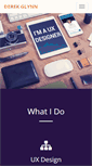 Mobile Screenshot of derekglynn.com